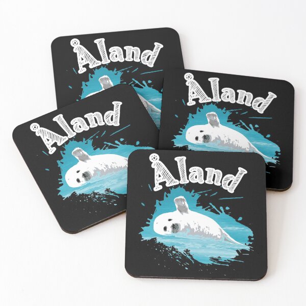Item preview, Aland Baltic Sea island vacation seal seal in the sea designed and sold by Denis Rösler.