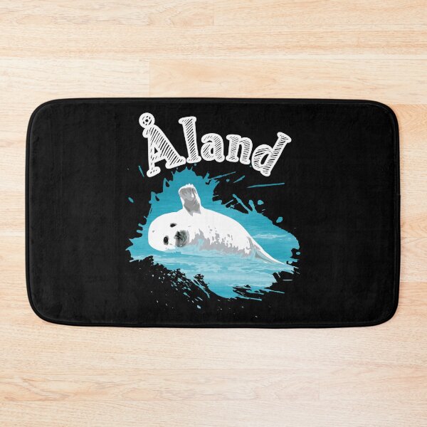 Item preview, Aland Baltic Sea island vacation seal seal in the sea designed and sold by Denis Rösler.