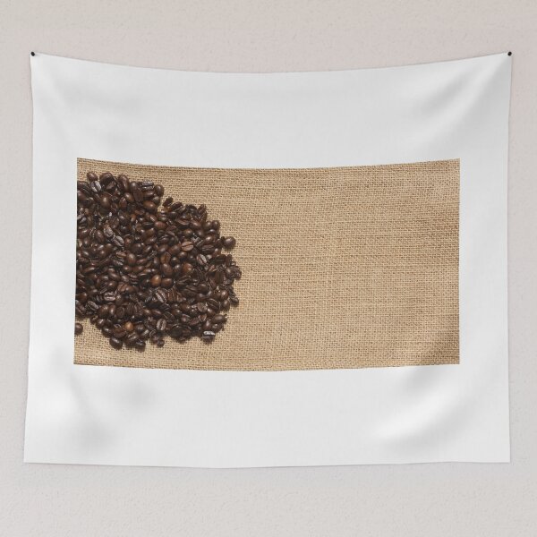 Item preview, Coffee Beans on Hessian cloth designed and sold by dunxs.