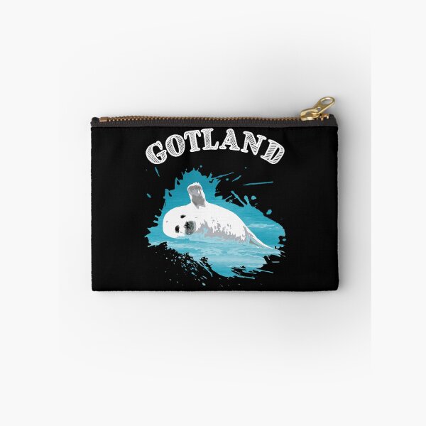 Item preview, Gotland Baltic Sea island vacation seal harbor seal in the sea designed and sold by Denis Rösler.