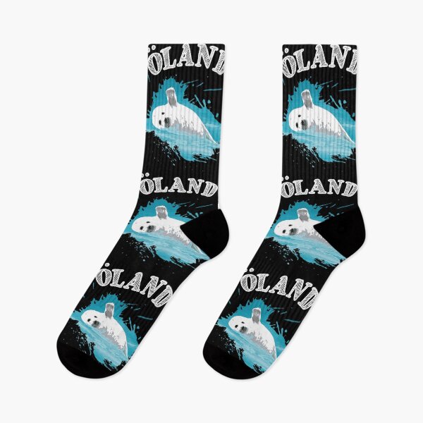 Item preview, Öland Baltic Sea island vacation seal harbor seal in the sea designed and sold by Denis Rösler.