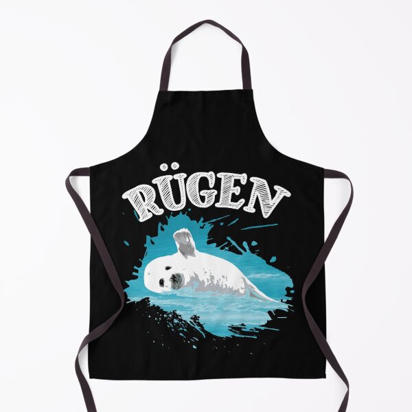 Item preview, Ruegen Baltic Sea island vacation seal seal in the sea designed and sold by Denis Rösler.