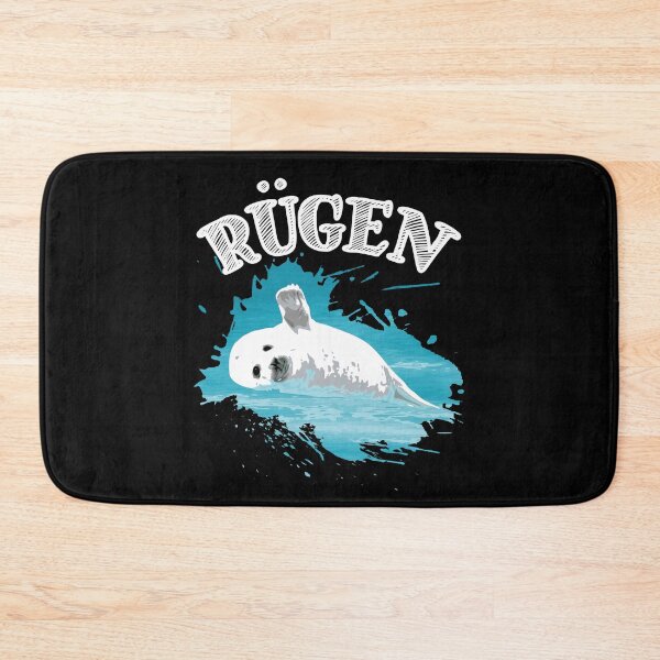 Item preview, Ruegen Baltic Sea island vacation seal seal in the sea designed and sold by Denis Rösler.