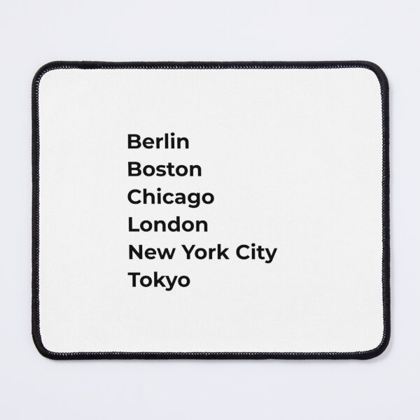 Item preview, World Marathon Majors Cities   designed and sold by LILLY-REDSHOP.