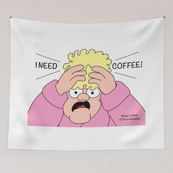 Item preview, I NEED COFFEE! designed and sold by Scat the cat.