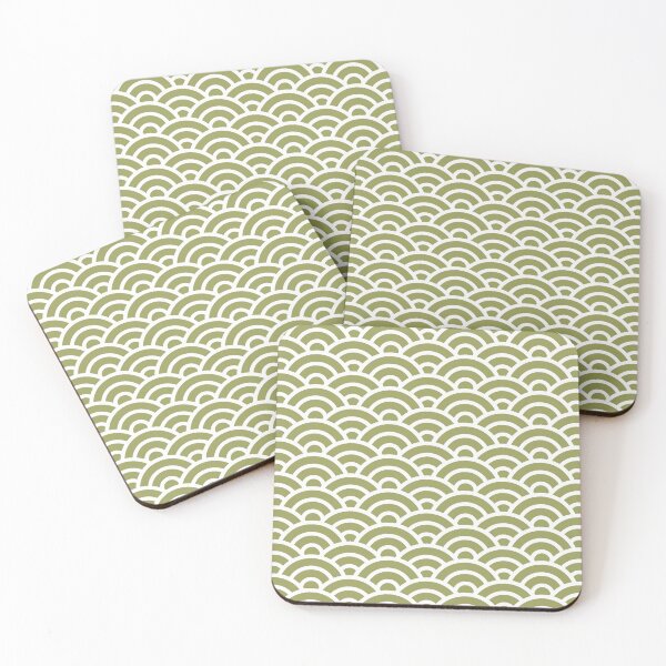 Item preview, YANAGICHA 130 Seigaiha Waves - Energetic Ver. | Japanese Pattern Wagara designed and sold by Polariszero.