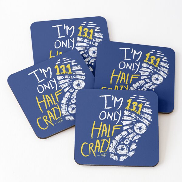 Item preview, Half Marathon Runner Running Gift 13.1 Only Half Crazy    designed and sold by LILLY-REDSHOP.