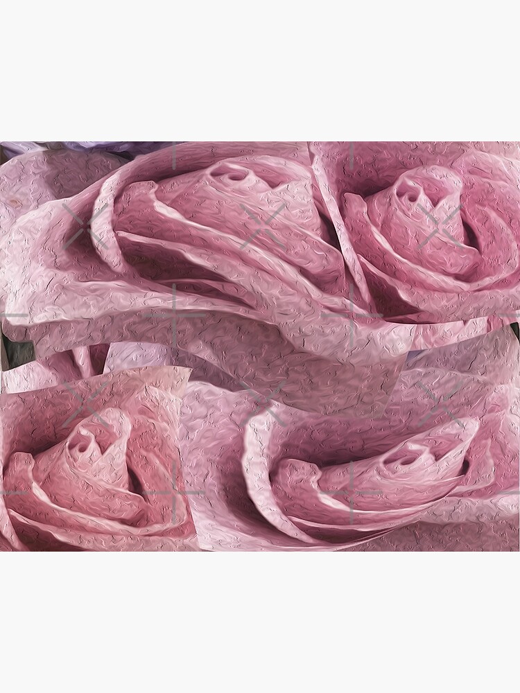 Pink Roses in Awe Art Board Print for Sale by fatenanwar