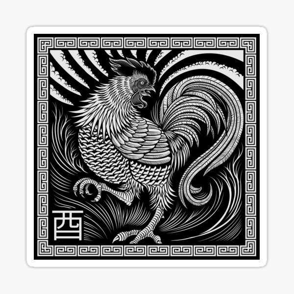 Year of the Rooster Sticker