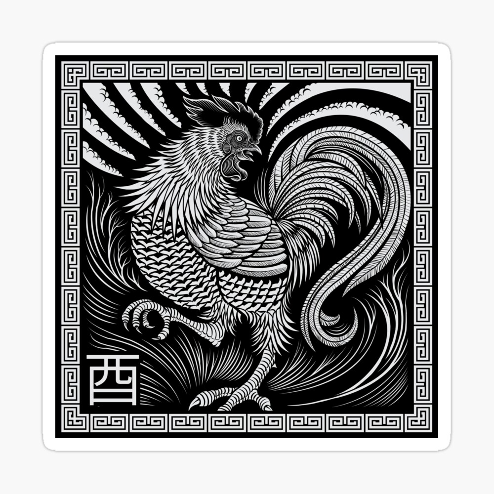Year of the Rooster Sticker