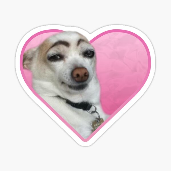 Item preview, Doggo Stickers: Eyebrow Doggo designed and sold by Elisecv.