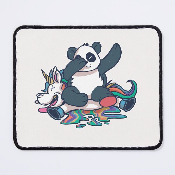 Item preview, the cutest animals , panda crashing unicorn designed and sold by Hicham4.