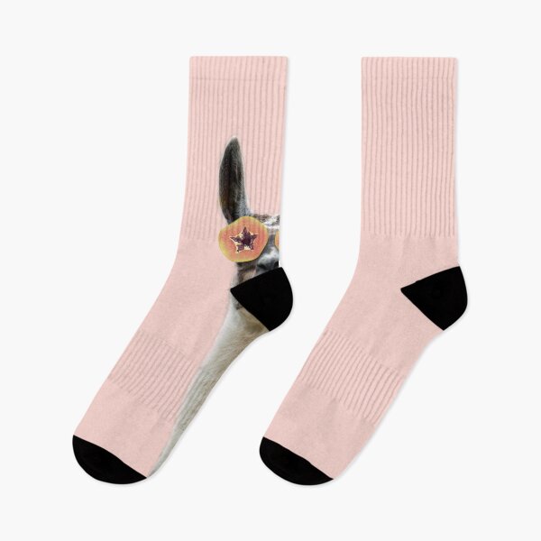 Item preview, Relaxing llama with fruits mask in pink designed and sold by ESCAPZ.