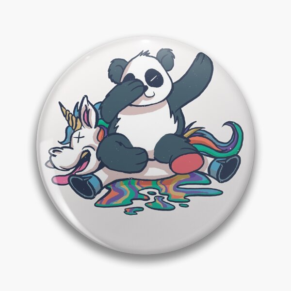 Item preview, the cutest animals , panda crashing unicorn designed and sold by Hicham4.