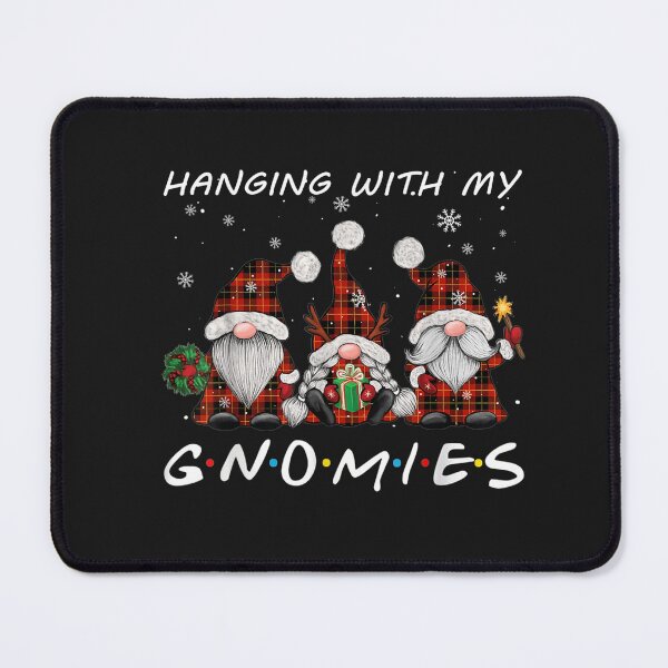Item preview, Hanging With Gnomies Gnome Christmas Xmas Buffalo Plaid Red T-Shirt designed and sold by Persson-Brydson.
