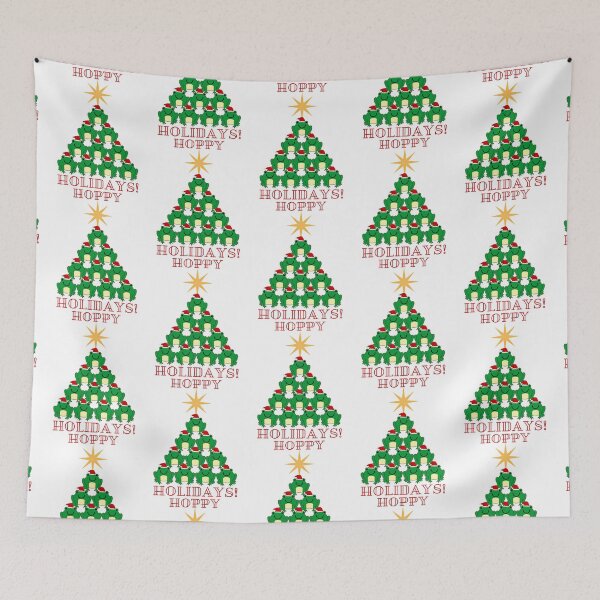 Item preview, Hoppy Holidays frog Christmas tree designed and sold by PrettyPerfectly.