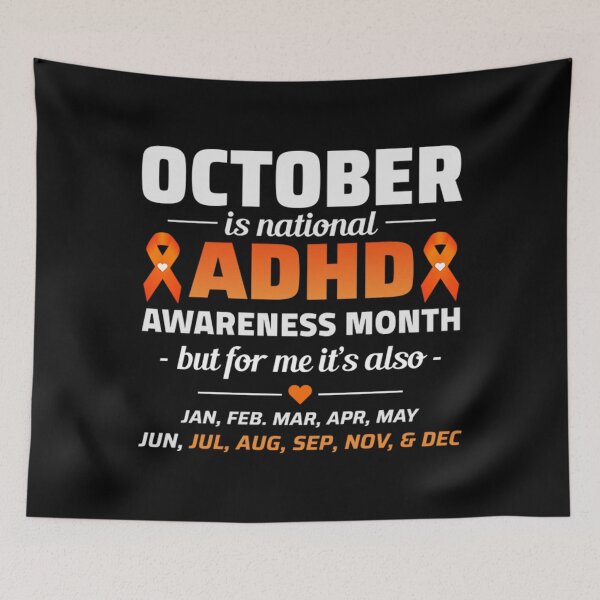 Artikelvorschau, Adhd Awareness T-ShirtADHS Awareness entworfen und verkauft von OtissHenry.