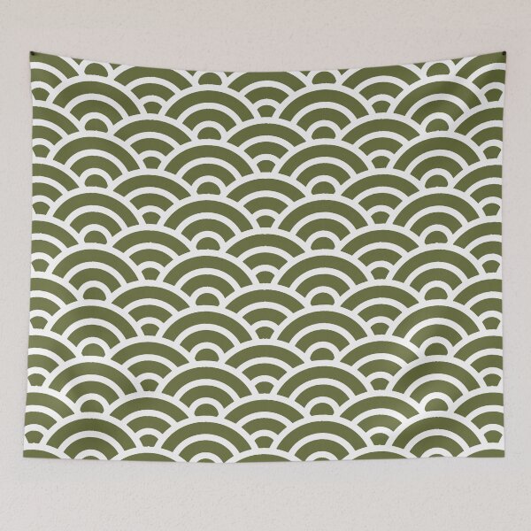 Item preview, MIRU 135 Seigaiha Waves - Energetic Ver. | Japanese Pattern Wagara designed and sold by Polariszero.