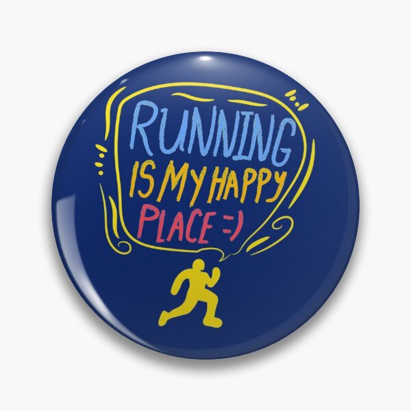 Item preview, Running Is My Happy Place Runner Gift Running Quotes   designed and sold by LILLY-REDSHOP.