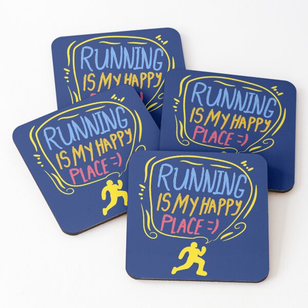 Item preview, Running Is My Happy Place Runner Gift Running Quotes   designed and sold by LILLY-REDSHOP.