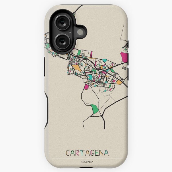 Item preview, Cartagena, Colombia Street Map designed and sold by A Deniz Akerman.