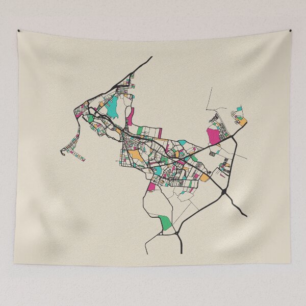 Item preview, Cartagena, Colombia Street Map designed and sold by A Deniz Akerman.
