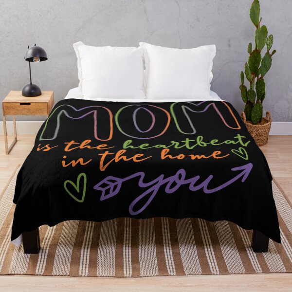 Item preview,  Mom is the heartbeat in the home designed and sold by cruzzcreation.