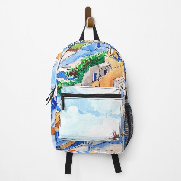 Item preview, Colors of Santorini designed and sold by UrbanSageArt.