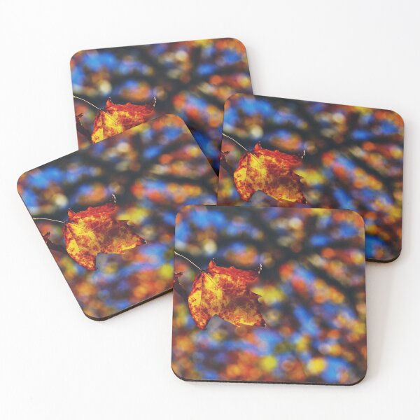 Item preview, Colorful Leaves in Fall - Nature Bokeh Photography designed and sold by CarolinaReina.