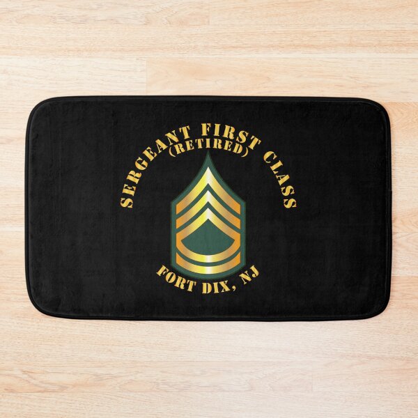 Item preview, Army - Sergeant First Class - SFC - Retired - Fort Dix, NJ designed and sold by Military Insignia Products.