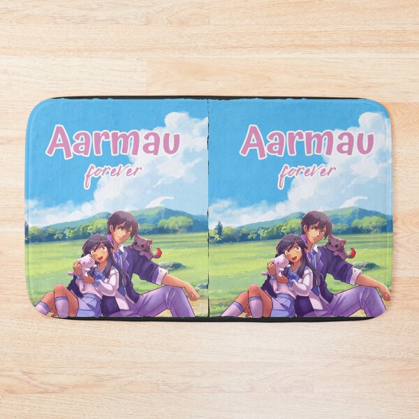 Artikelvorschau, Aphmau und Aaron mit Plüschies, Aarmau und Katzen entworfen und verkauft von TysonWalkar.