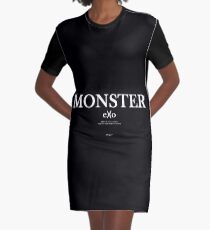 EXO - MONSTER EXACT Weiß T-Shirt Kleid