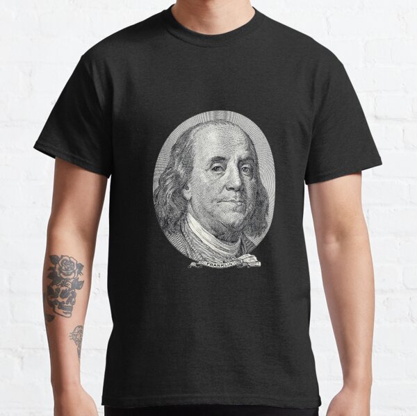 Benjamin Franklin Portrait Bill Classic T-Shirt