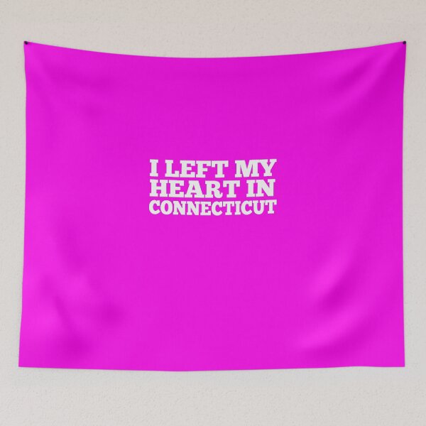Item preview, I Left My Heart In Connecticut Love Native Homesick T-Shirt designed and sold by AlwaysAwesome.