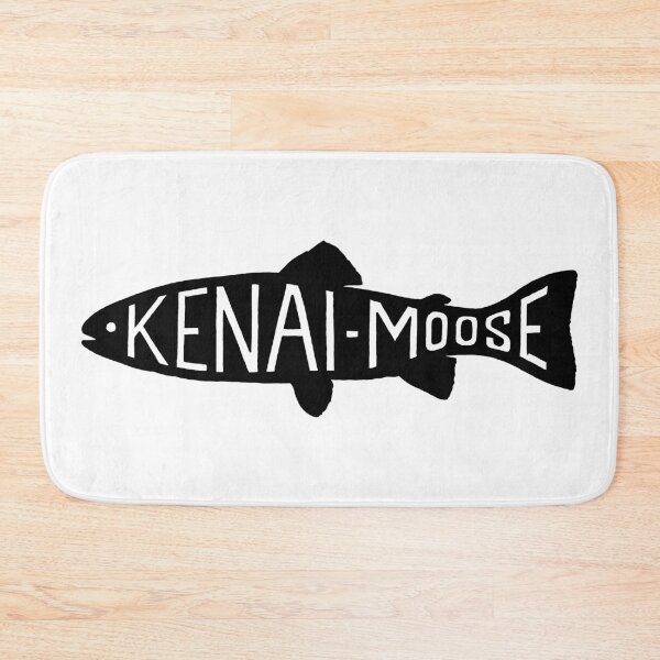 Item preview, Alaska Trout Fishing - Kenai Moose trout logo designed and sold by leavector.