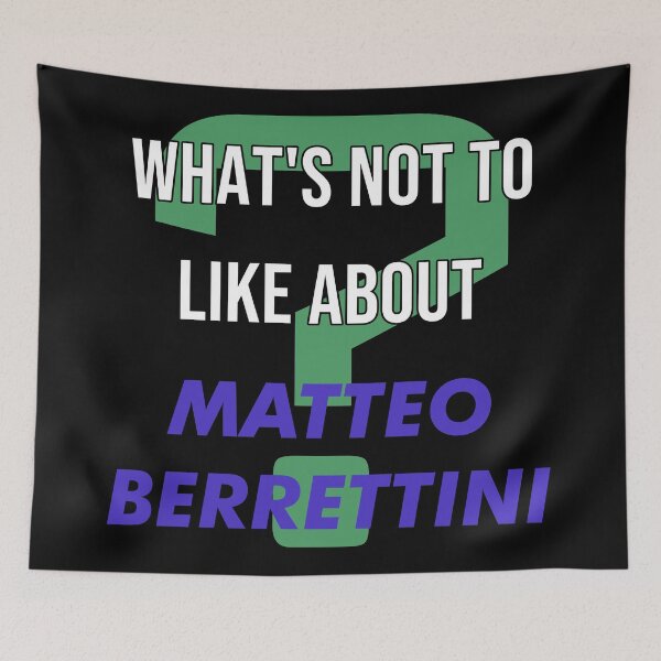 Item preview, What's not to like about - Matteo Berrettini designed and sold by 2Girls1Shirt.