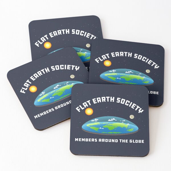 Item preview, Flat Earth Society - Members Around the Globe designed and sold by McPod.