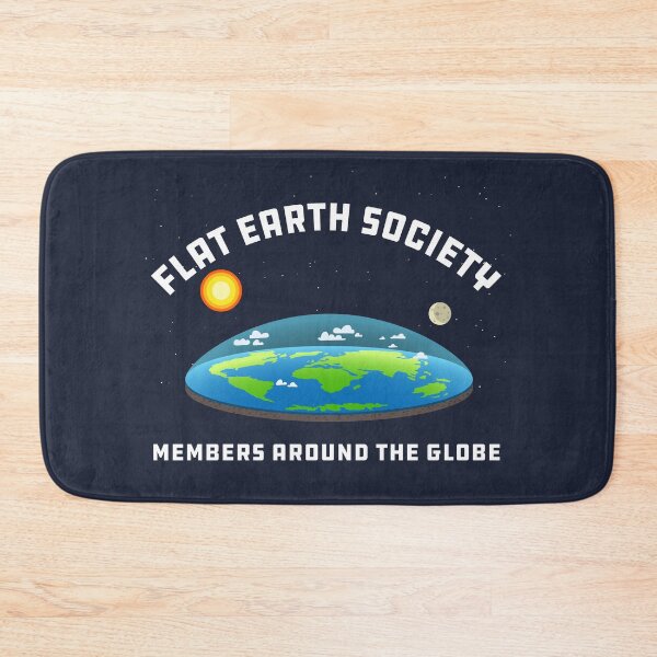 Item preview, Flat Earth Society - Members Around the Globe designed and sold by Meta Cortex.