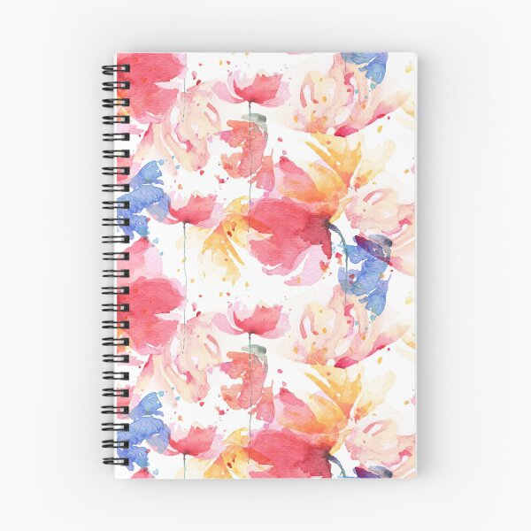 Item preview, Beautiful abstract poppies floral pattern designed and sold by urban-color.