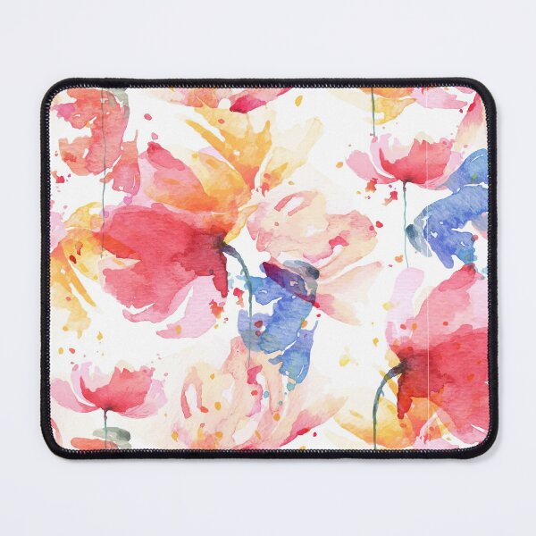 Item preview, Beautiful abstract poppies floral pattern designed and sold by urban-color.