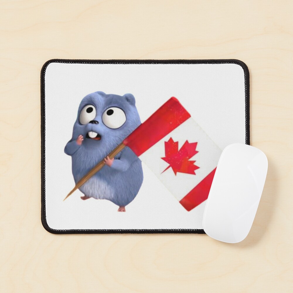 lemmings carry flag of canada grizzy and les lemmings Poster for Sale by  Reo12