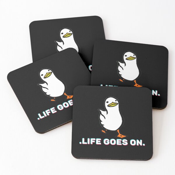 Item preview, Life Goes On, Duck Walking, Funny Svg walking duck designed and sold by theDlab.