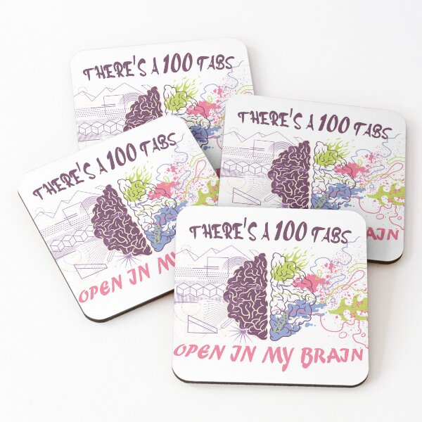 Item preview, There's A 100 Tabs Open In My Brain designed and sold by classy-shop.