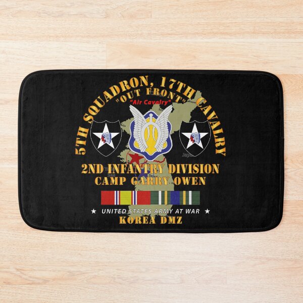 Item preview, Army - 5th Squadron, 17th Cavalry - Camp Gary Owen - 2nd ID w Map w KOREA SVC designed and sold by Military Insignia Products.
