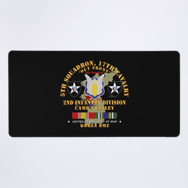 Item preview, Army - 5th Squadron, 17th Cavalry - Camp Stanley - 2nd ID w Map w KOREA SVC designed and sold by Military Insignia Products.