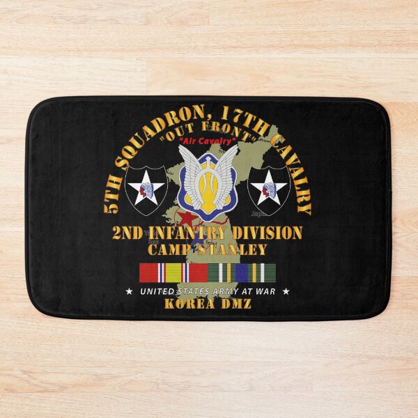 Item preview, Army - 5th Squadron, 17th Cavalry - Camp Stanley - 2nd ID w Map w KOREA SVC designed and sold by Military Insignia Products.