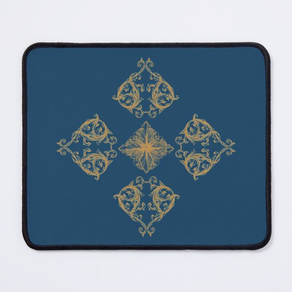 Item preview, gloden colour pattern in classic renaissance style designed and sold by Trianglegreen.