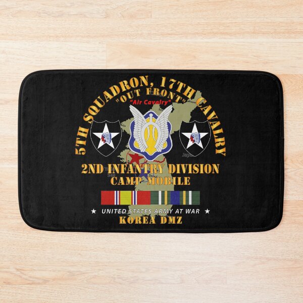 Item preview, Army - 5th Squadron, 17th Cavalry - Camp Mobile - 2nd ID w Map w KOREA SVC designed and sold by Military Insignia Products.
