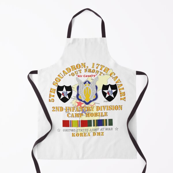 Item preview, Army - 5th Squadron, 17th Cavalry - Camp Mobile - 2nd ID w Map w KOREA SVC designed and sold by Military Insignia Products.