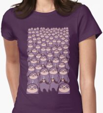 Sloth-tastic! Women's Fitted T-Shirt